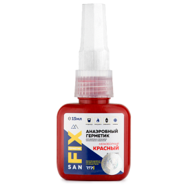 Герметик анаэробный 15,красный,SANFIX
