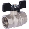 Кран шаровой стандартнопроходной STOUT SVB ВР/ВР, ручка бабочка 1