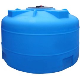 Емкость цилиндр. АНИОН 2000л с фланцем и крышкой с клапаном, 2002ВФК2