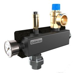 Группа безопасности GIDRUSS для котла 350 кВт 3 бар в теплоизоляции BSG-350-32.EPP