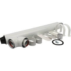 *SCA-6010-200850 STOUT дымоход коаксиальный для прохода через стену универсальный комплект D 60/100, SCA-6010-200850