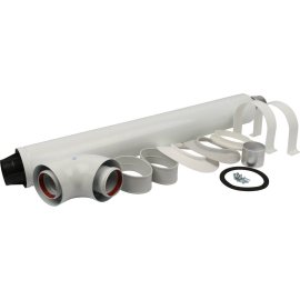 *SCA-6010-200850 STOUT дымоход коаксиальный для прохода через стену универсальный комплект D 60/100, SCA-6010-200850